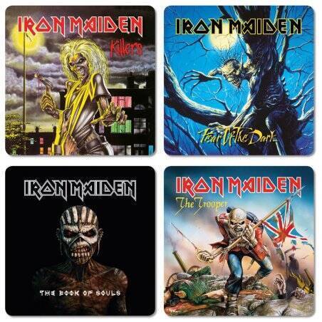 Iron Maiden pack 4 sous-verres