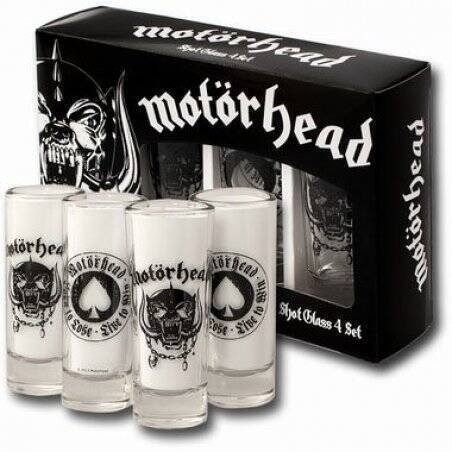 Motörhead Set 4 verres à shot