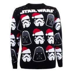 Star Wars Sweatshirt Christmas Jumper Darth Vader / Stormtrooper (M)