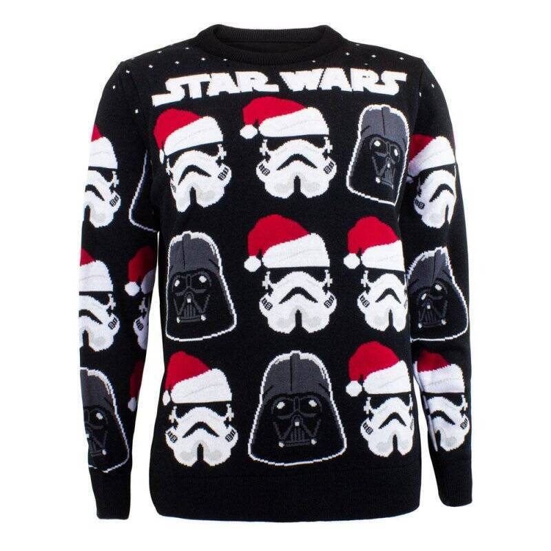Star Wars Sweatshirt Christmas Jumper Darth Vader / Stormtrooper (M)