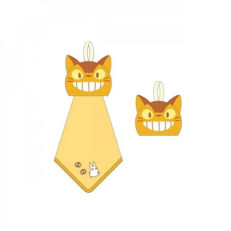 Mon voisin Totoro serviette de toilette mains Pop-Up Catbus 25 x 25 cm
