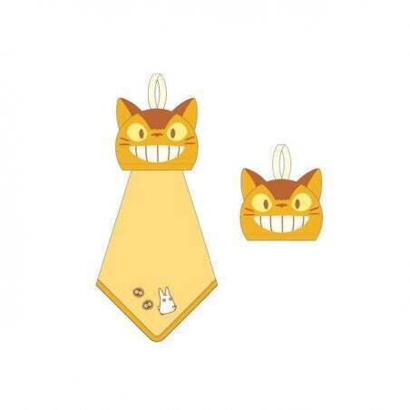 Mon voisin Totoro serviette de toilette mains Pop-Up Catbus 25 x 25 cm