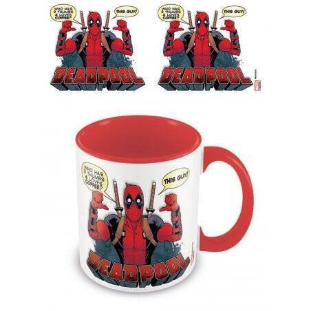 Deadpool mug Coloured Inner 2 Thumbs