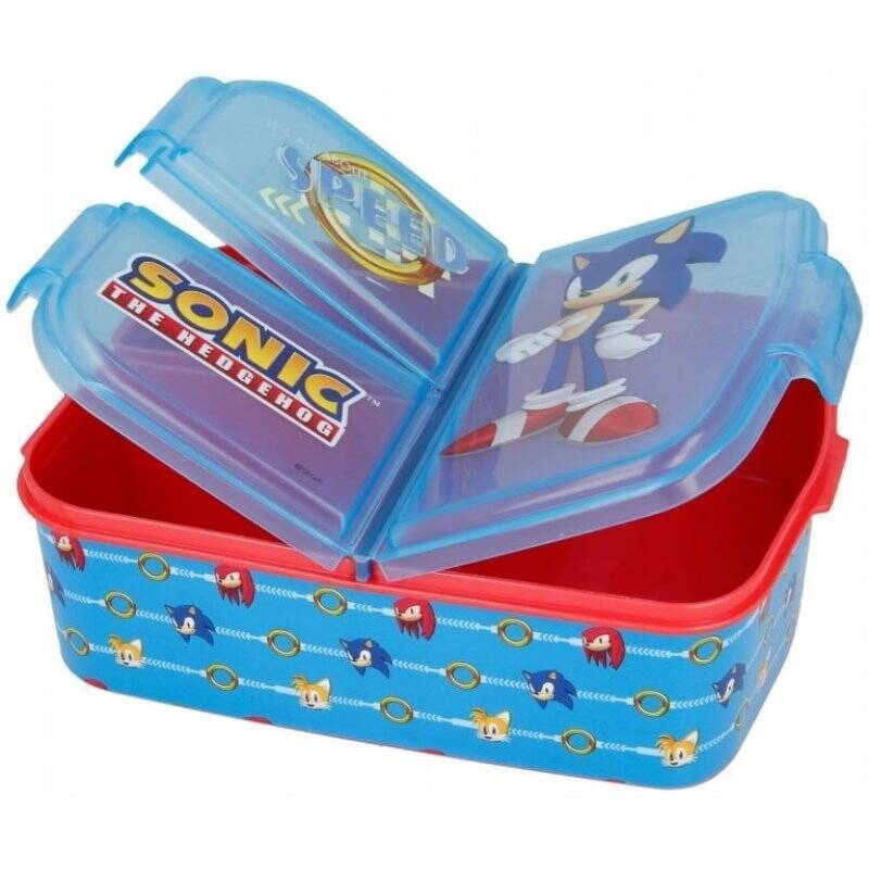 Euromic - Multi Compartment Sandwich Box - Sonic (088808735-40520)