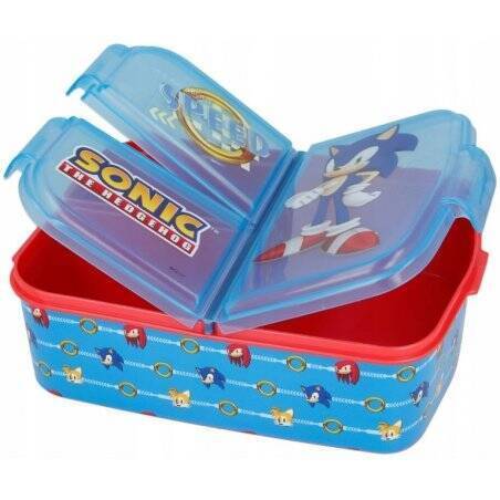 Euromic - Multi Compartment Sandwich Box - Sonic (088808735-40520)