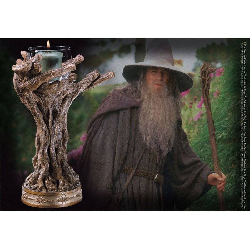 Le Seigneur des Anneaux bougeoir bâton de Gandalf le gris 23 cm