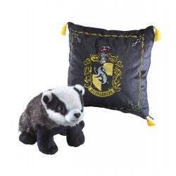 Harry Potter oreiller avec peluche House Mascot Hufflepuff