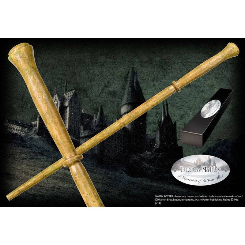 Harry Potter réplique baguette de Lucius Malfoy (édition personnage)