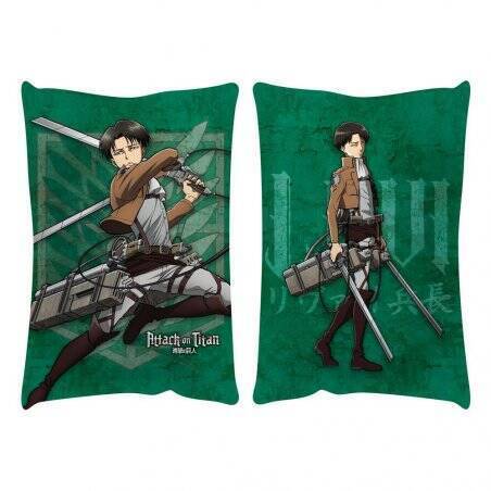 Attack on Titan oreiller Levi 50 x 35 cm