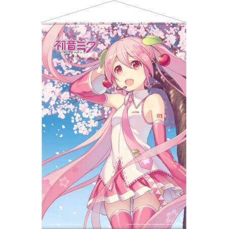 Hatsune Miku wallscroll Cherry Blossom 50 x 70 cm