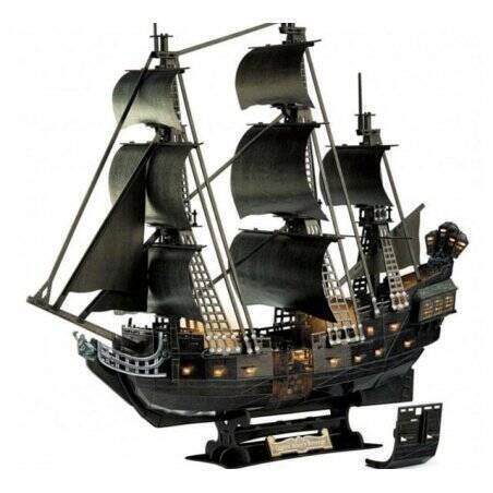Pirates des Caraïbes : La Vengeance de Salazar puzzle 3D Black Pearl LED Edition