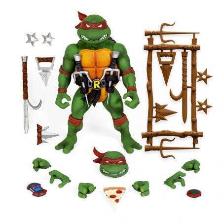 STOCK1 - Les Tortues ninja figurine Ultimates Raphael Version 2 18 cm