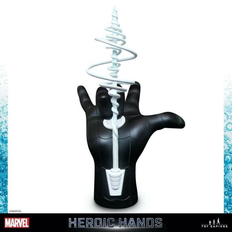 Marvel Heroic Hands statue 1/1  1B Spider-Man Black Suit 26 cm