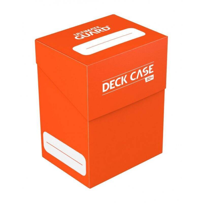 Ultimate Guard boîte pour cartes Deck Case 80+ taille standard Orange