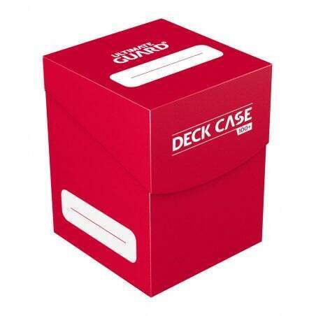 Ultimate Guard boîte pour cartes Deck Case 100+ taille standard Rouge