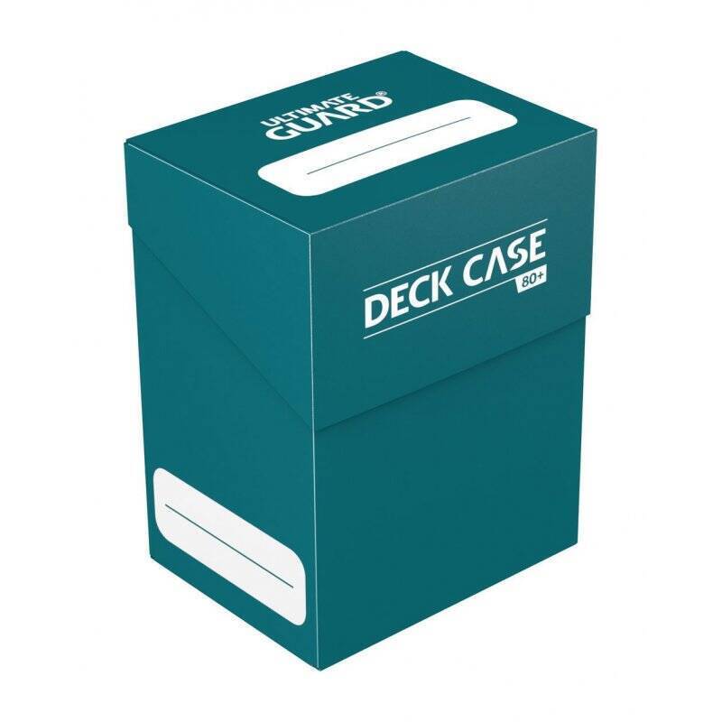 Ultimate Guard boîte pour cartes Deck Case 80+ taille standard Bleu Pétrole