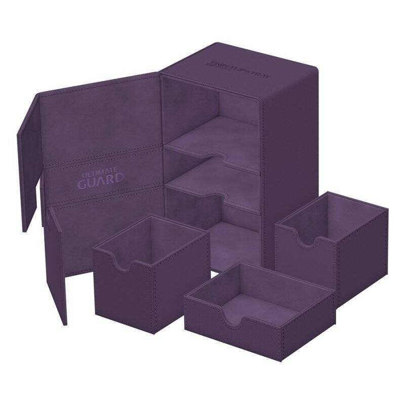 Ultimate Guard Twin Flip`n`Tray 160+ XenoSkin Monocolor Violet