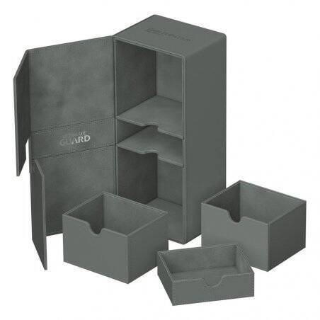 Ultimate Guard Twin Flip`n`Tray 266+ Xenoskin Gris