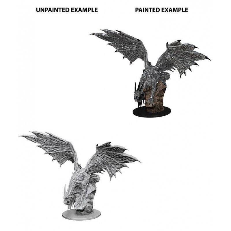 Pathfinder Battles Deep Cuts assortiment packs miniature à peindre Silver Dragon (6)