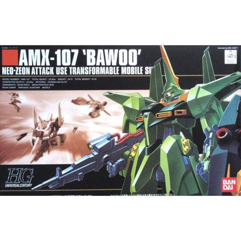 GUNDAM - HG 1/144 AMX-107 Bawoo Neo-Zeon Attack - Model Kit