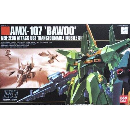 GUNDAM - HG 1/144 AMX-107 Bawoo Neo-Zeon Attack - Model Kit