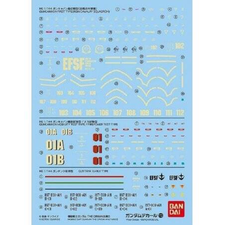 GUNDAM - GUNDAM DECAL 113 - Mobile Suit Gundam The Origin Multiuse 2