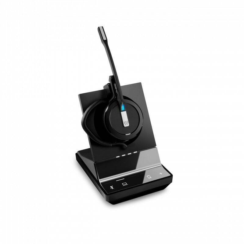 EPOS IMPACT SDW 5013, Einseitiges kabelloses DECT-Headset Noise Cancelling-System mit zwei Mikrofonen, Optimiert für UC