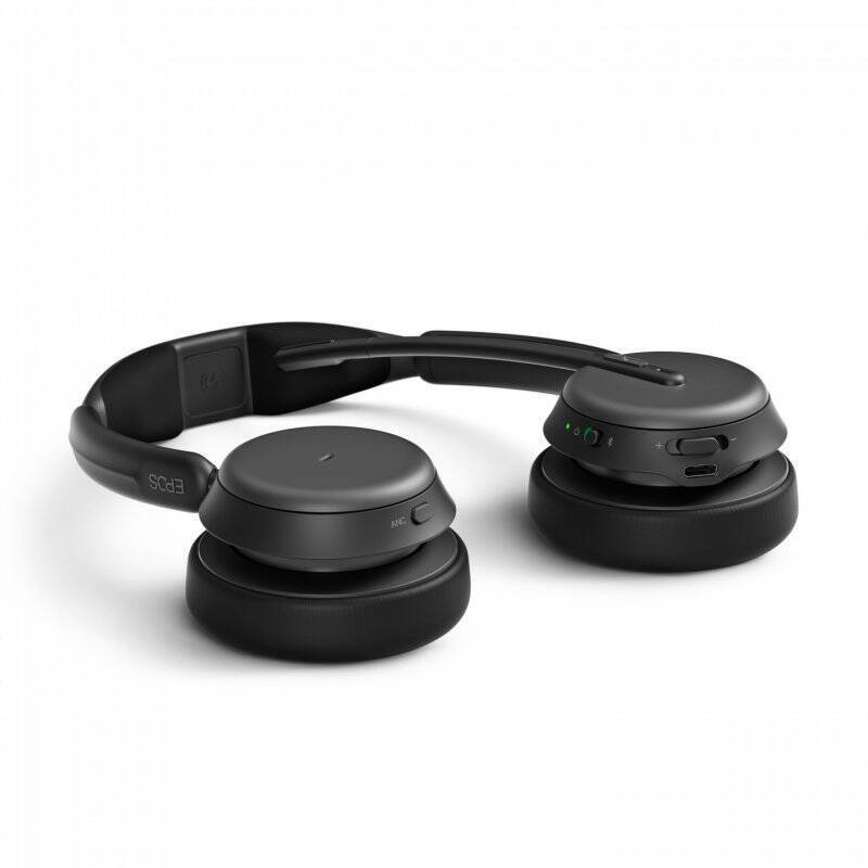 EPOS IMPACT 1060 ANC, Beidseitiges Bluetooth-Headset Hybrides adaptives Active Noise Cancellation (ANC)
