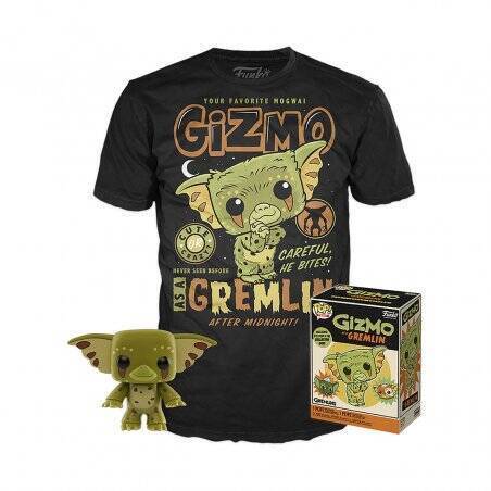 Gremlins POP! & Tee set figurine et T-Shirt Gizmo heo Exclusive (S)