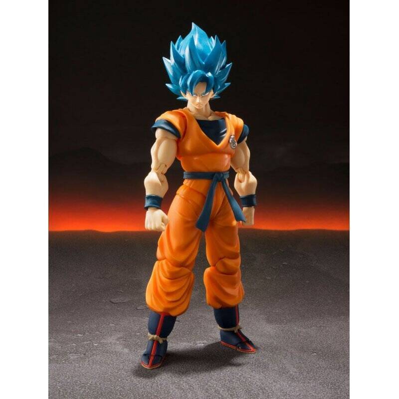 Dragon Ball Super Broly figurine S.H. Figuarts Super Saiyan God Super Saiyan Goku Super 14 cm