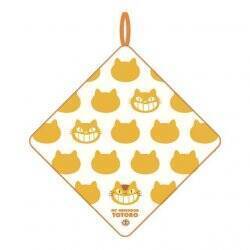 Ghibli - Mon voisin Totoro - Serviette à passant Silhouette du Chatbus 33x33cm
