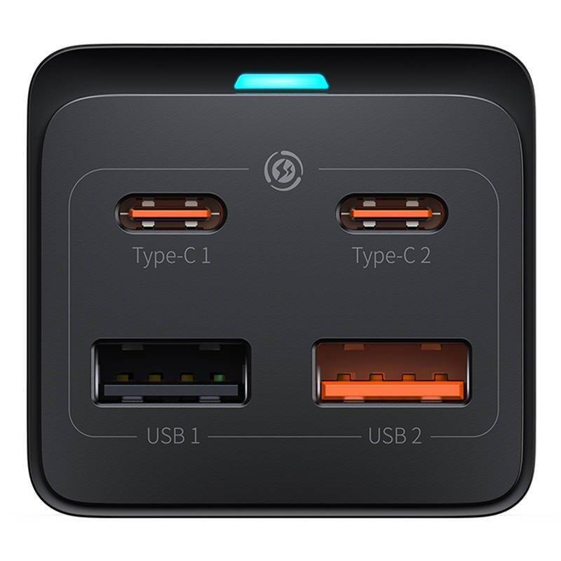 STOCK1 - Baseus GaN3 Pro wall charger / powerstrip 2xUSB 2xUSB-C AC, 65W
