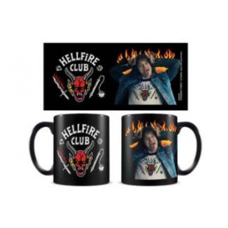 STRANGER THINGS - Black Mug - 315 ml - Hellfire Club