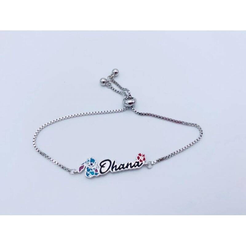 STITCH - Bracelet Ajustable en Laiton Plaqué