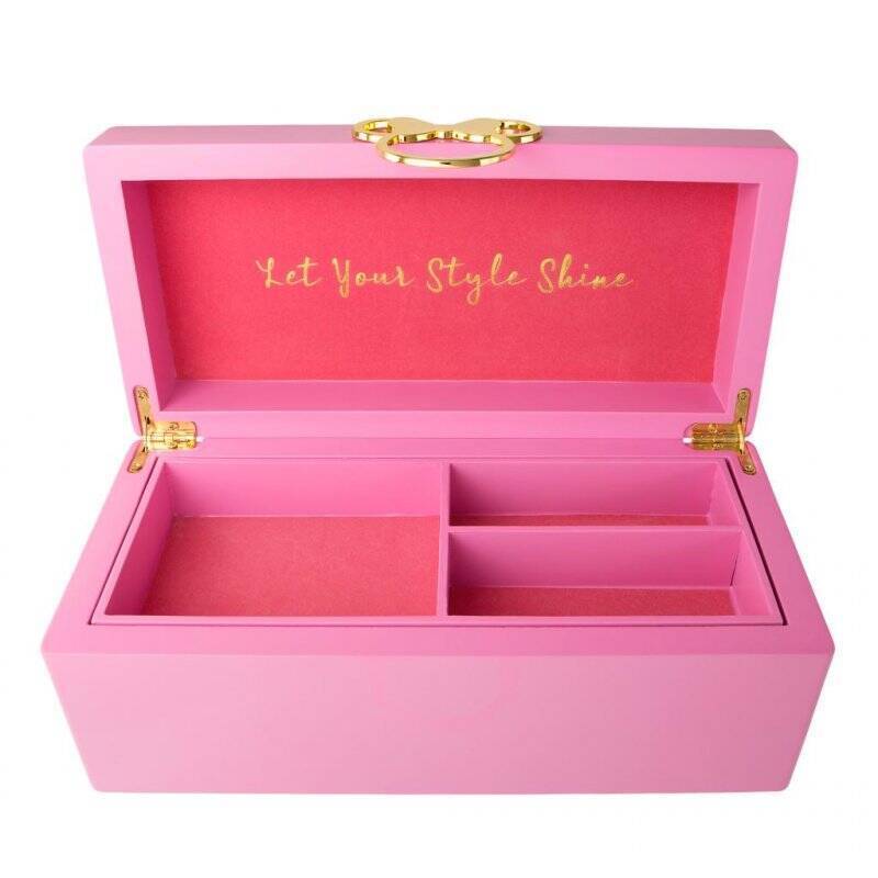 MINNIE - Boîtes à Bijoux en Bois - 24x 11,5x 10 cm