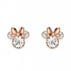 MINNIE - 1 Paire de Clous d'Oreilles - Laiton Argent Plaqué