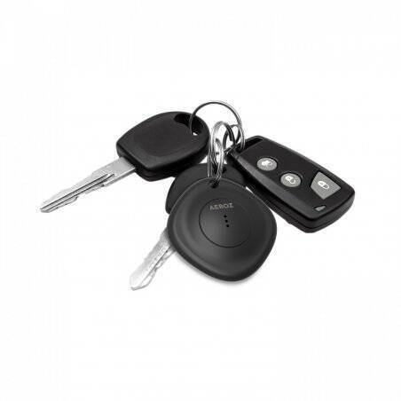 Aeroz TAG-1000  Black (1-pack) Key finder for use with iPhone - Works with Apple Find My app