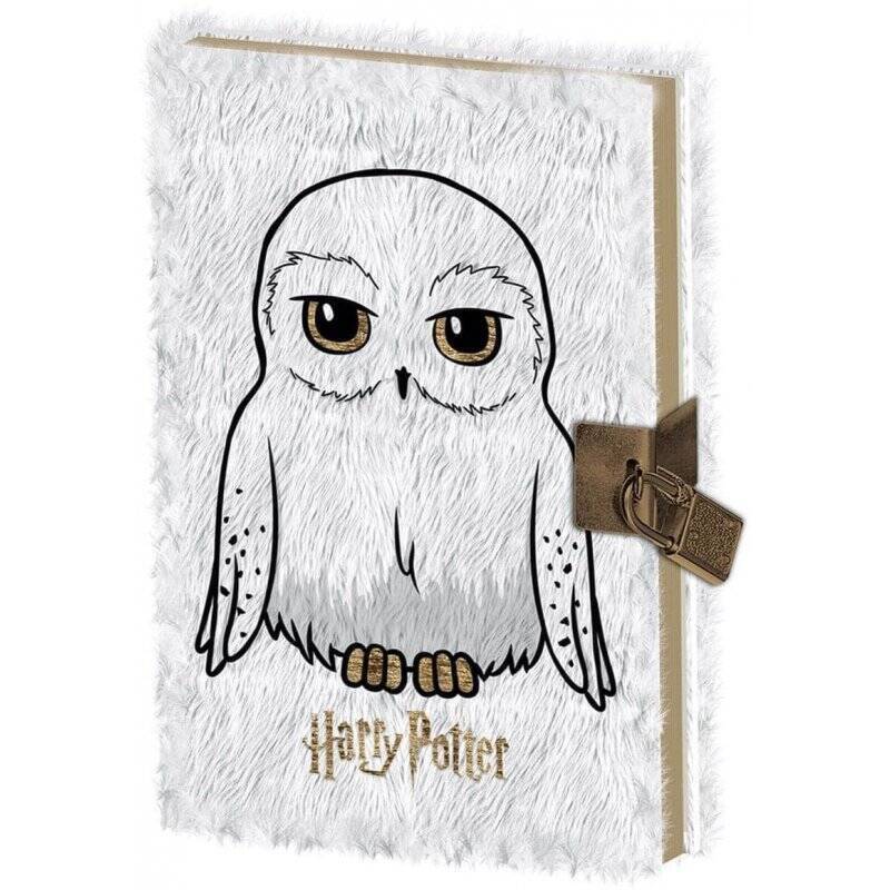 Harry Potter - Plush Diary w. Lock - Hedwig (52235SR74004)