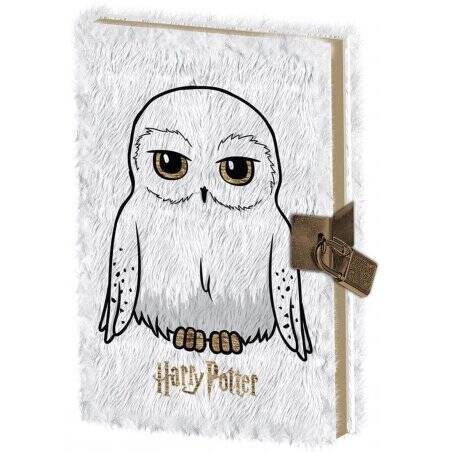 Harry Potter - Plush Diary w. Lock - Hedwig (52235SR74004)