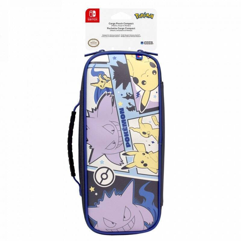 Hori Cargo Pouch Compact (Pikachu, Gengar & Mimikyu) Étui Nintendo Multicolore