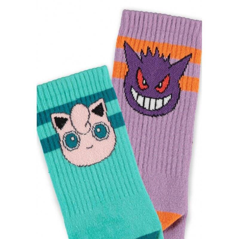 POKEMON - Duo - Pack de 2 Paires de Chaussettes Sport (T35-38)