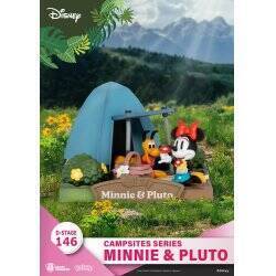 Disney diorama PVC D-Stage Campsite Series Mini & Pluto 10 cm