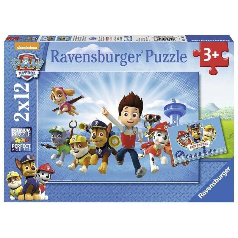Ravensburger Puzzles 2X12 P - Ryder Et La Pat‘Patrouille