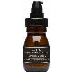 Depot - No. 505 Conditioning Beard Oil  - Leather & Wood