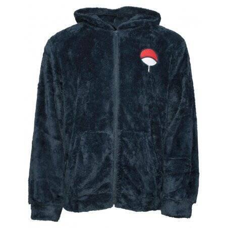 NARUTO - Uchiha - Sweat Fluffy à Capuche (L/XL)
