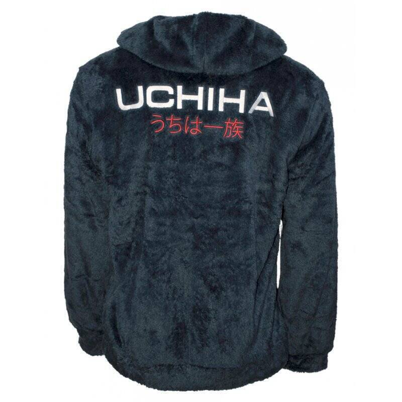 NARUTO - Uchiha - Sweat Fluffy à Capuche (L/XL)