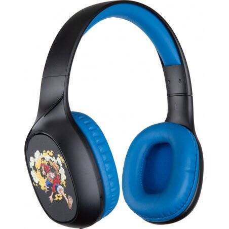 ONE PIECE - Casque Bluetooth - Bleu & Noir