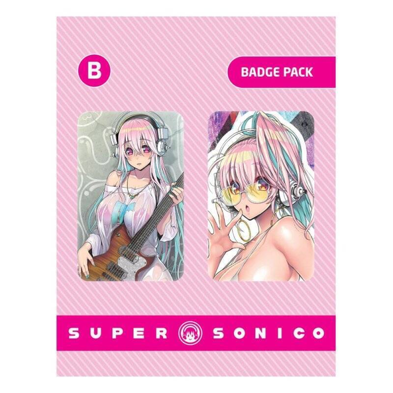 STOCK1 - Super Sonico pack 2 pin's Set B