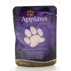 Applaws - Wet Cat Food 70 g pouch - Chicken & Wild Rice (178-007)