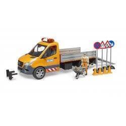 BRUDER MB Sprinter Kommunal+Fahrer | L+S Modul und Zubehör